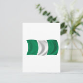 vlag van Nigeria Briefkaart (Staand voorkant)