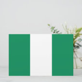vlag van Nigeria Briefpapier (Staand voorkant)