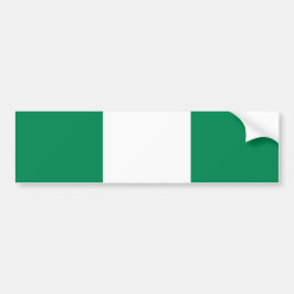 vlag van Nigeria Bumpersticker