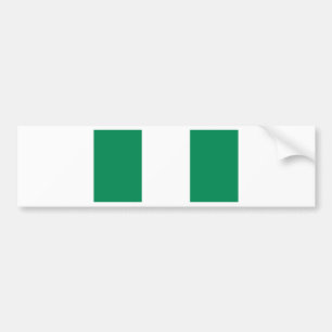 vlag van Nigeria Bumpersticker