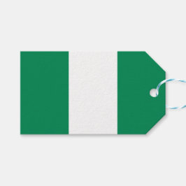 vlag van Nigeria Cadeaulabel