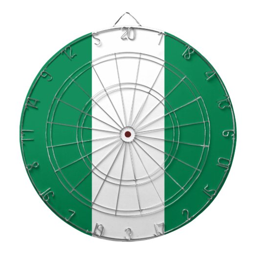 vlag van Nigeria Dartbord (Voorkant)