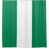 vlag van Nigeria Douchegordijn (Voorkant)