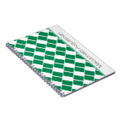 VLAG VAN NIGERIA GEPERSONALISEERD NOTITIEBOEK (Rechterzijde)