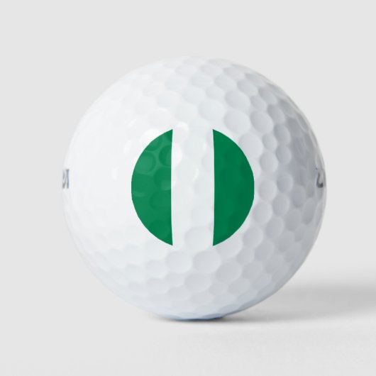 Vlag van Nigeria Golfballen (Voorkant)