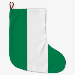 vlag van Nigeria Grote Kerstsok