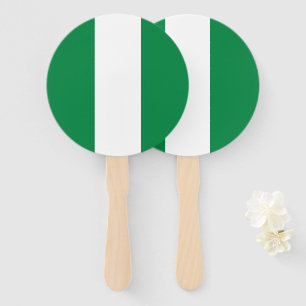 Vlag van Nigeria Handwaaier