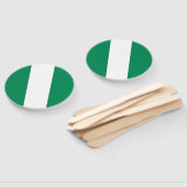 Vlag van Nigeria Handwaaier (Niet-gemonteerd)