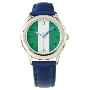 Vlag van Nigeria Horloge