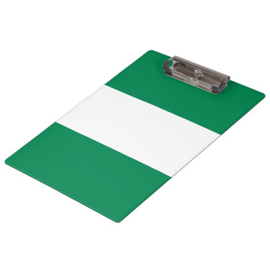 vlag van Nigeria Klembord (Gekanteld)