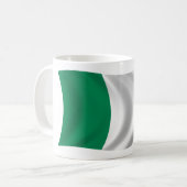 vlag van Nigeria Koffiemok (Voorkant links)