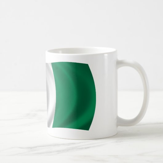 vlag van Nigeria Koffiemok (Rechts)
