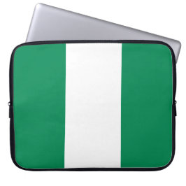 vlag van Nigeria Laptop Sleeve