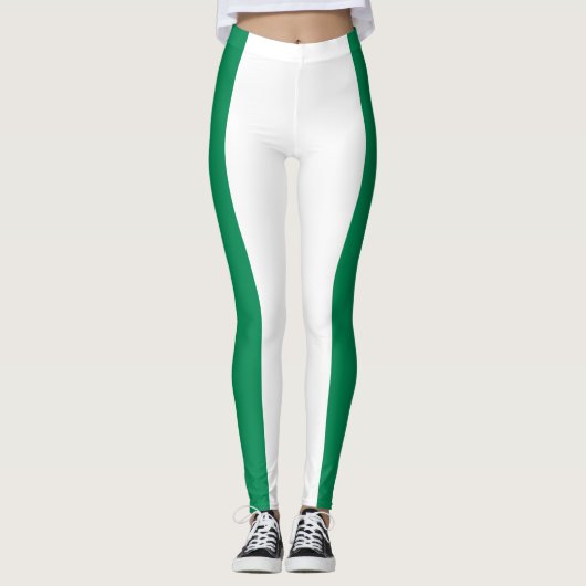 vlag van Nigeria Leggings (Voorkant)