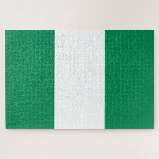 vlag van Nigeria Legpuzzel (Horizontaal)