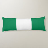 Vlag van Nigeria Lichaamskussen (Achterkant)