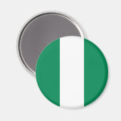 vlag van Nigeria Magneet (Voorkant / Achterkant)