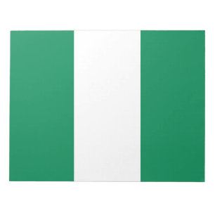 vlag van Nigeria Notitieblok