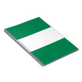 vlag van Nigeria Notitieboek (Rechterzijde)