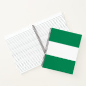 vlag van Nigeria Notitieboek (Binnen)