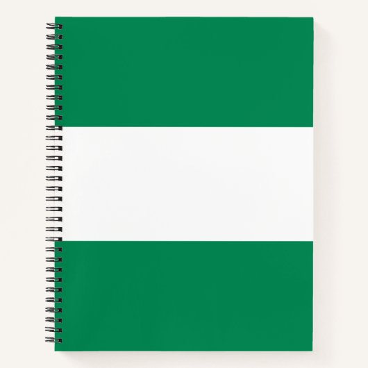 vlag van Nigeria Notitieboek (Voorkant)
