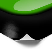 vlag van Nigeria Perfect Poster (Hoek)