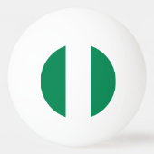 Vlag van Nigeria Pingpongbal (Achterkant)