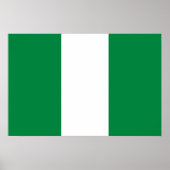 Vlag van Nigeria Poster (Voorkant)