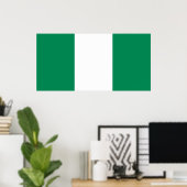 vlag van Nigeria Poster (Thuiskantoor)