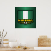 vlag van Nigeria Poster (Keuken)