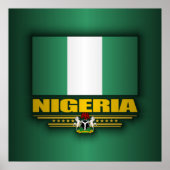 vlag van Nigeria Poster (Voorkant)