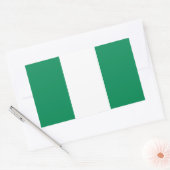 Vlag van Nigeria Rechthoekige Sticker (Envelop)
