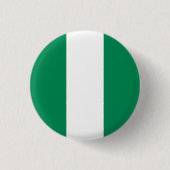 vlag van Nigeria Ronde Button 3,2 Cm (Voorkant)