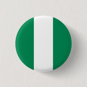 vlag van Nigeria Ronde Button 3,2 Cm