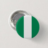 Vlag van Nigeria Ronde Button 3,2 Cm (Voorkant /achterkant)