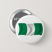 vlag van Nigeria Ronde Button 5,7 Cm (Voorkant /achterkant)