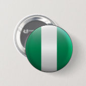 vlag van Nigeria Ronde Button 5,7 Cm (Voorkant /achterkant)