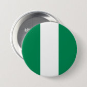 vlag van Nigeria Ronde Button 7,6 Cm (Voorkant /achterkant)