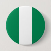 vlag van Nigeria Ronde Button 7,6 Cm (Voorkant)