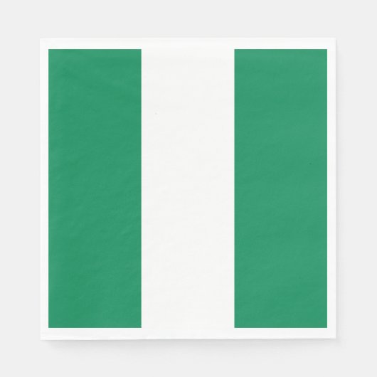 Vlag van Nigeria Servet (Voorkant)