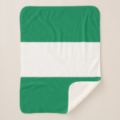 Vlag van Nigeria Sherpa Deken (Voorkant)