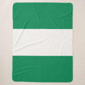 vlag van Nigeria Sherpa Deken (Voorkant)