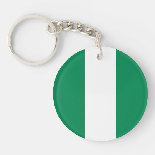 Vlag van Nigeria Sleutelhanger (Voorkant)