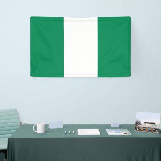vlag van Nigeria Spandoek (Beurs)