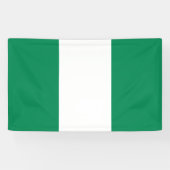 vlag van Nigeria Spandoek (Horizontaal)