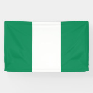 vlag van Nigeria Spandoek