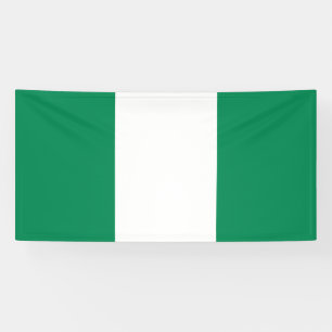 Vlag van Nigeria Spandoek