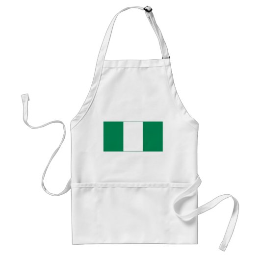 Vlag van Nigeria Standaard Schort (Voorkant)