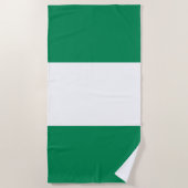 vlag van Nigeria Strandlaken (Voorkant)