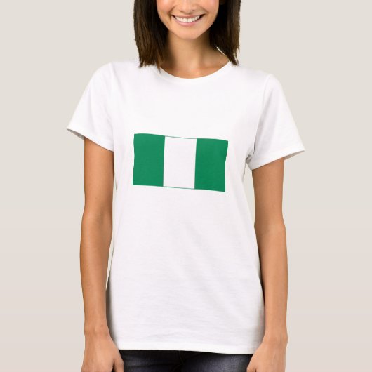 Vlag van Nigeria T-shirt (Voorkant)